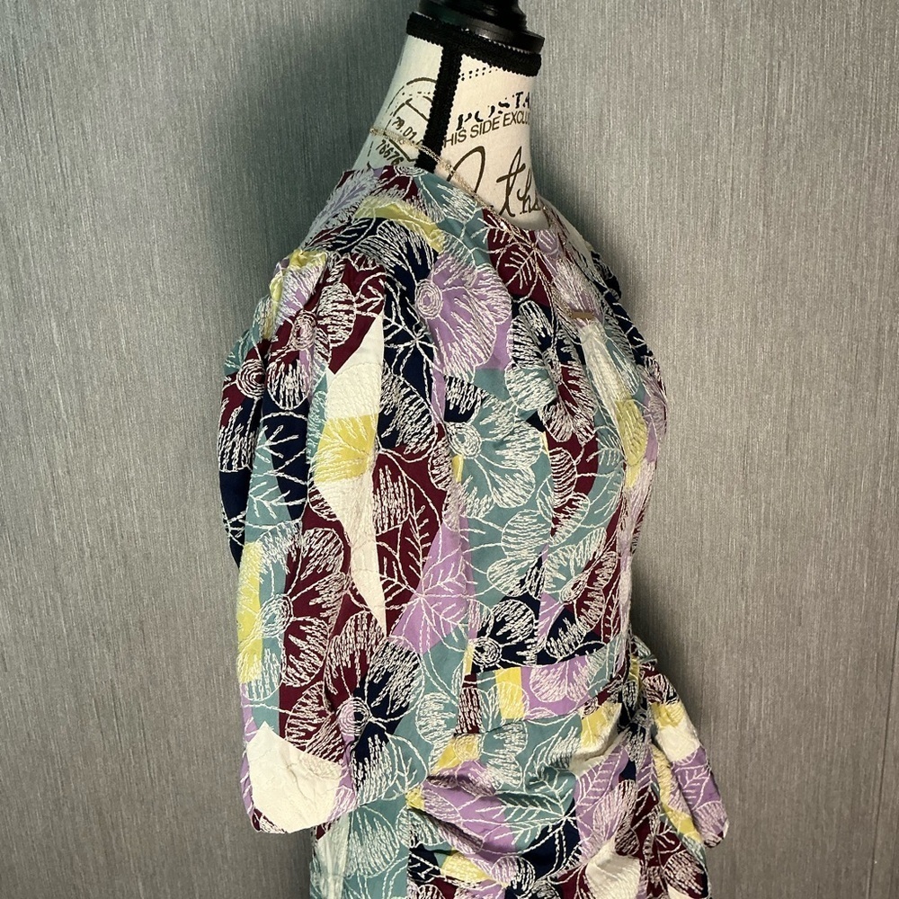 AUREUM Multicolor Geometric Mini Dress Size Small - Picture 9 of 12